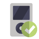 ipod,checkmark icon