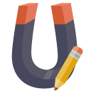 physics,magnet,pencil icon