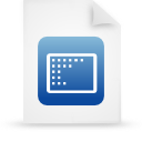 blue, document, file, paper icon