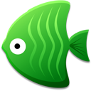 greenfish,cartoon icon