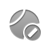 ball,tennis,cancel icon