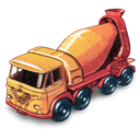 concrete, foden, truck icon