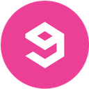 gag, media, pink, round, social icon