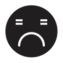 emoji, emotion, face, smiley, tired svg vector icon
