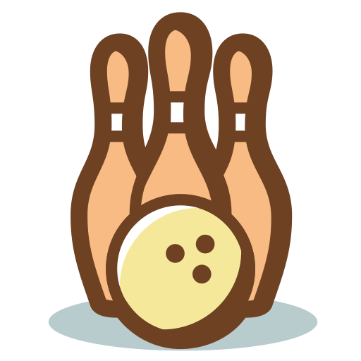 Bowling svg vector icon