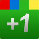 +1, google, google+, green, one, plus, square icon