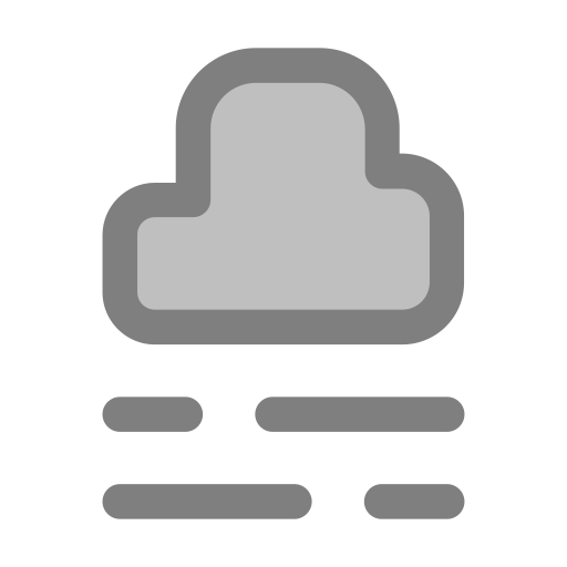 Fog svg vector icon