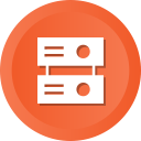 data, database, guardar, hosting, save, server, storage svg vector icon