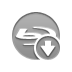 blu,ray,disk,down icon