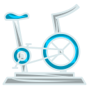 cycling, exercise, fitness, gym svg vector icon
