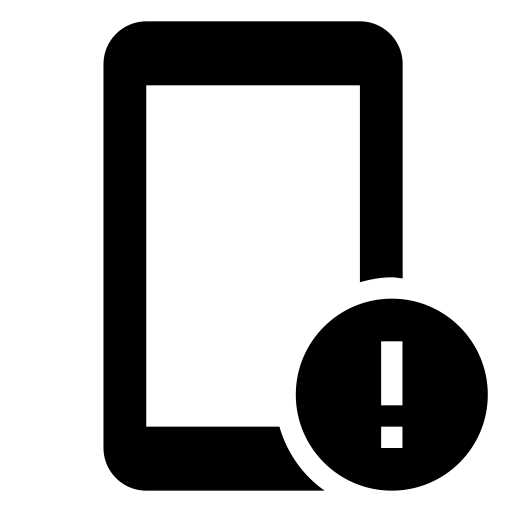 Illegal Cell Phone Number svg vector icon