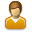 user,orange,account,profile,people,human icon