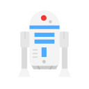 c3p0, robot, rtd2, star wars svg vector icon
