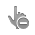 hand,point,delete icon