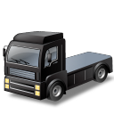 tractorunitblack,black,transportation,truck,transport,automobile,vehicle icon