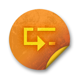 orange,grunge,sticker,badge icon