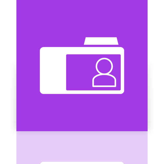 contact,folder,mirror icon