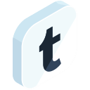 internet, media, network, online, social, tumblr svg vector icon