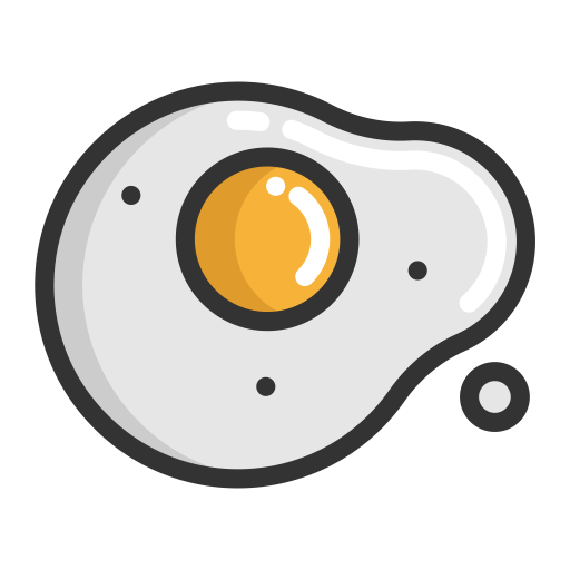 Fried Egg svg vector icon
