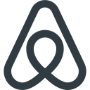airbnb, logo, media, social svg vector icon