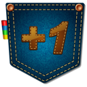 +1, google, google+, one, plus, pocket icon