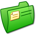 folder,green icon
