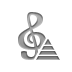 notation,composer,pyramid icon