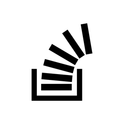 stackoverflow,black icon