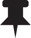 pin svg vector icon