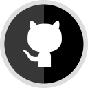 github, logo, media, online, social svg vector icon