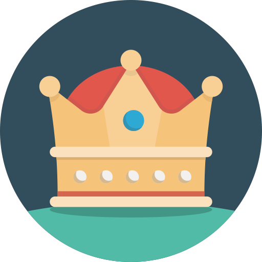 Crown svg vector icon