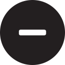 full, less, minus, remove, round, substract svg vector icon