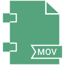 extensiom, file, file format, mov svg vector icon
