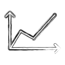 chart, graph, productivity, shape, social svg vector icon