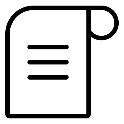 Document svg vector icon