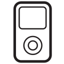 apple, headphones, ipod, listen, music, play svg vector icon