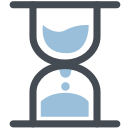clock, flow, general, hourglass, office, sand, time svg vector icon