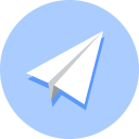 paperplane, software, telegram svg vector icon