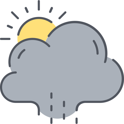 Rain svg vector icon