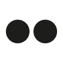 flickr svg vector icon
