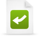 document, file, green, paper icon