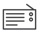 communication, radio svg vector icon