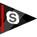 media, online, skype, social svg vector icon
