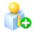 user,add,plus,account,profile,people,human icon