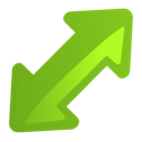 arrow, diagright icon