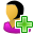 user,female,add,plus,profile,member,person,people,human,woman,account icon