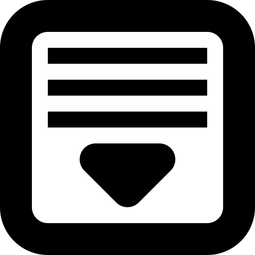 Menu Pull Down svg vector icon