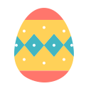 celebrate, decorated, decoration, easter, egg, paschal, spring svg vector icon