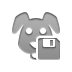 dog,diskette icon