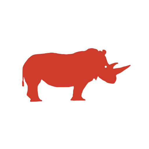 Rhinoceros svg vector icon
